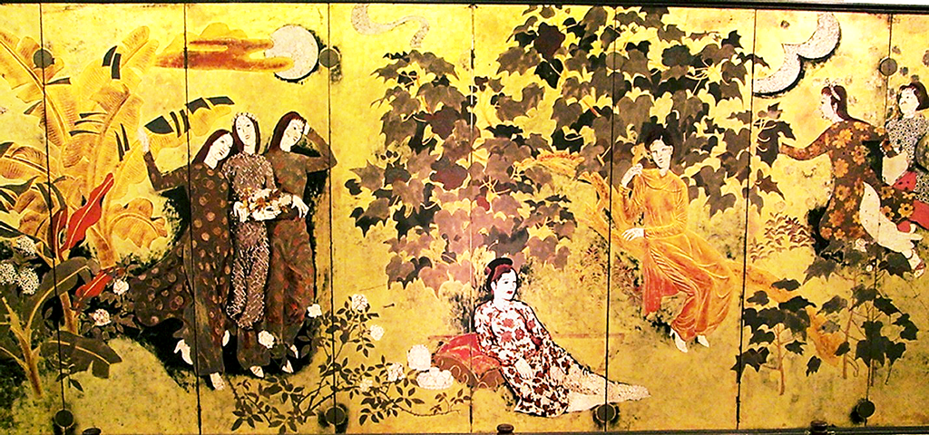 Young Women in the Garden