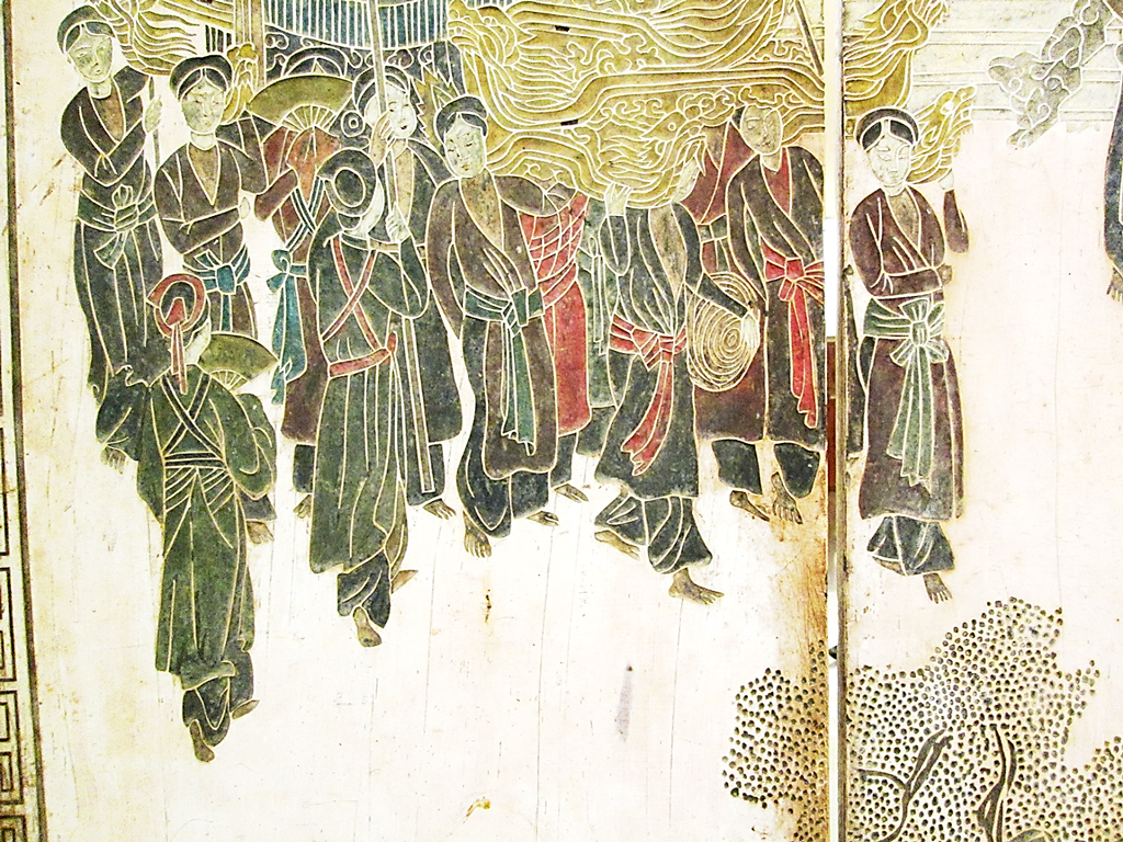 Procession to the Pagoda, detail