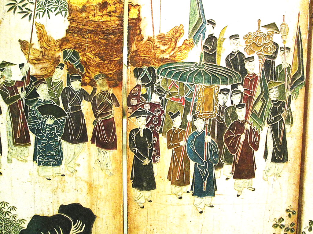 Procession to the Pagoda, detail