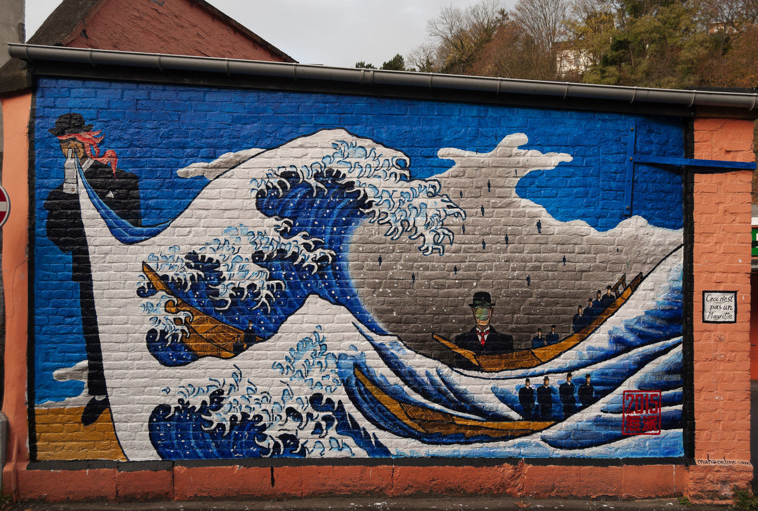 Ceci n’est pas un Magritte or The Great Wave of Verviers