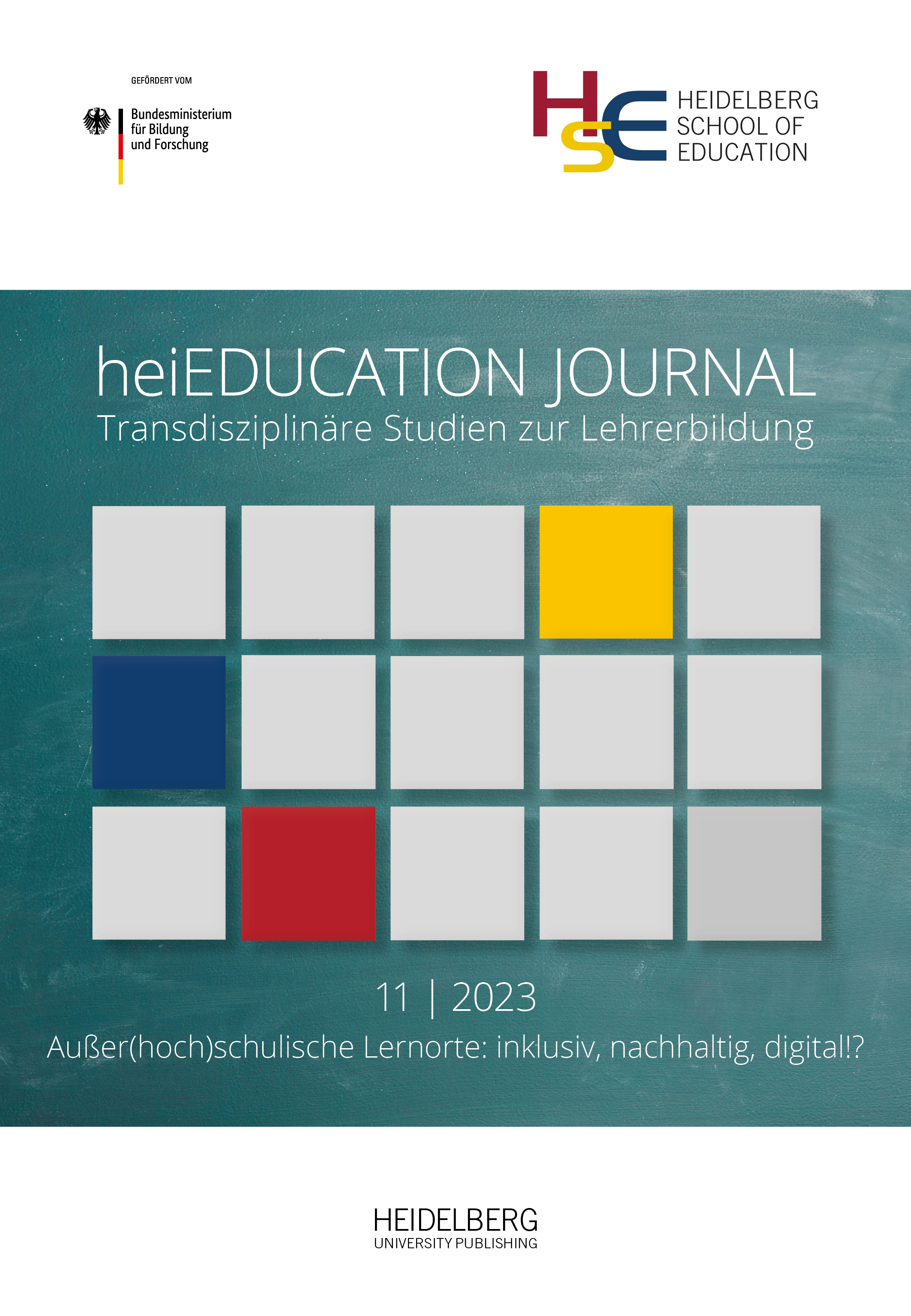 Cover von 'Nr. 11 (2023): Außer(hoch)schulische Lernorte: inklusiv, nachhaltig, digital!?'