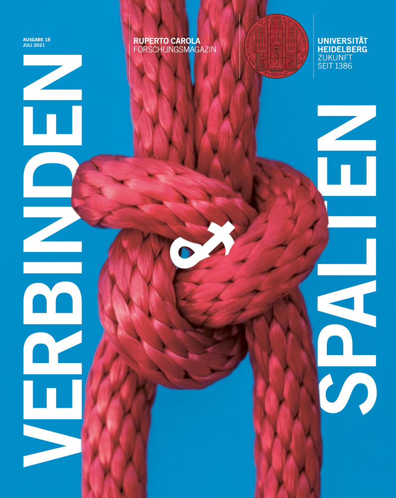 Cover des Forschungsmagazins Ruperto Carola, Ausgabe 18/2021