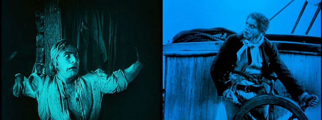 two stills from Nosferatu